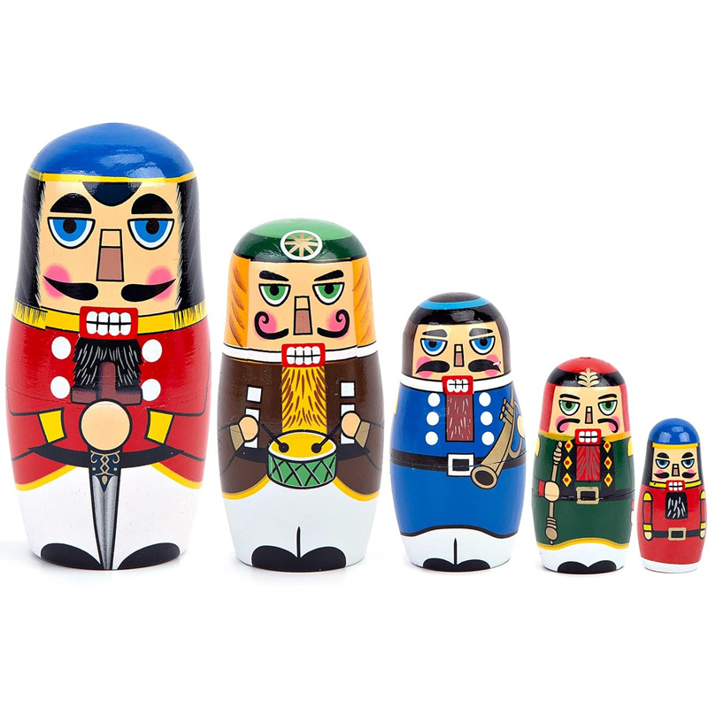 5 pièces poupées gigognes cass - Nutcracker Figurine avis et prix
