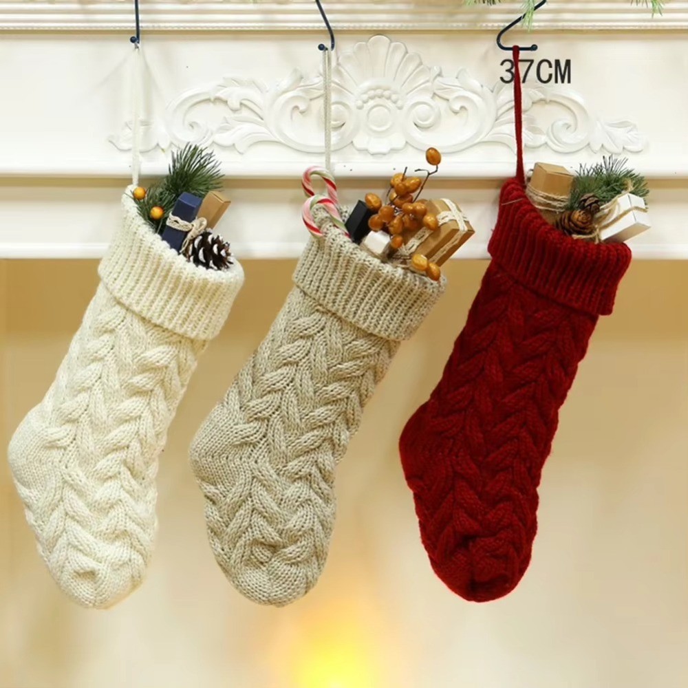 Chaussettes de noël tricotées, - Christmas Stocking Hanging avis et prix