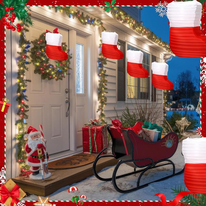 1 pièce, lanternes de Noël en  - Christmas Stocking Hanging avis et prix