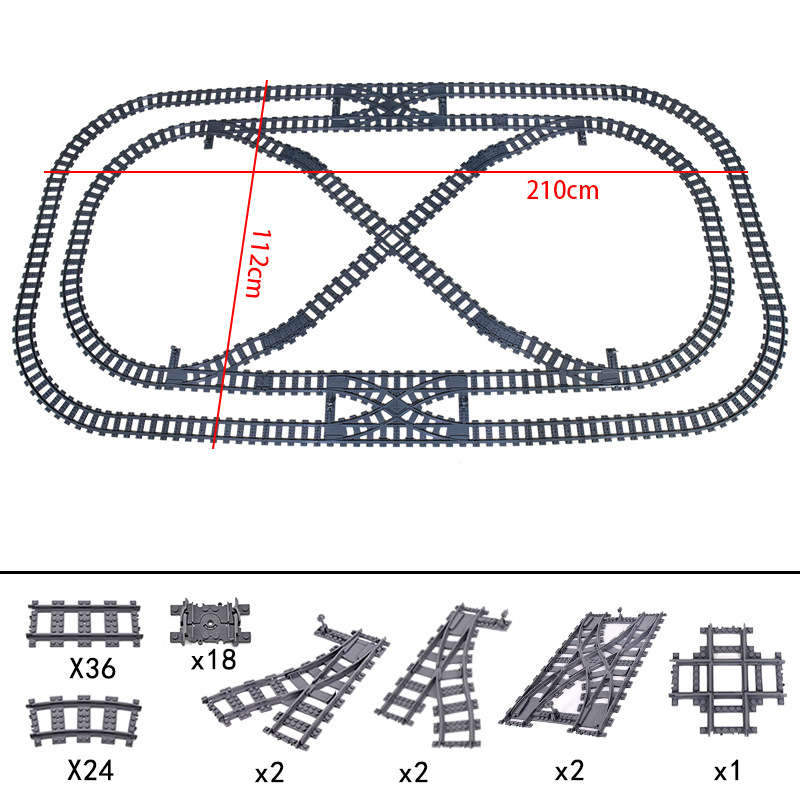 Nouvelles voies de train urbai - Lego Set City avis et prix