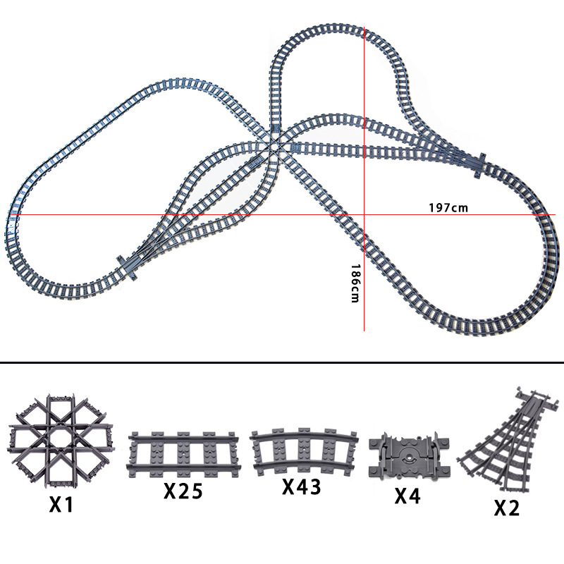 Nouvelles voies de train urbai - Lego Set City avis et prix